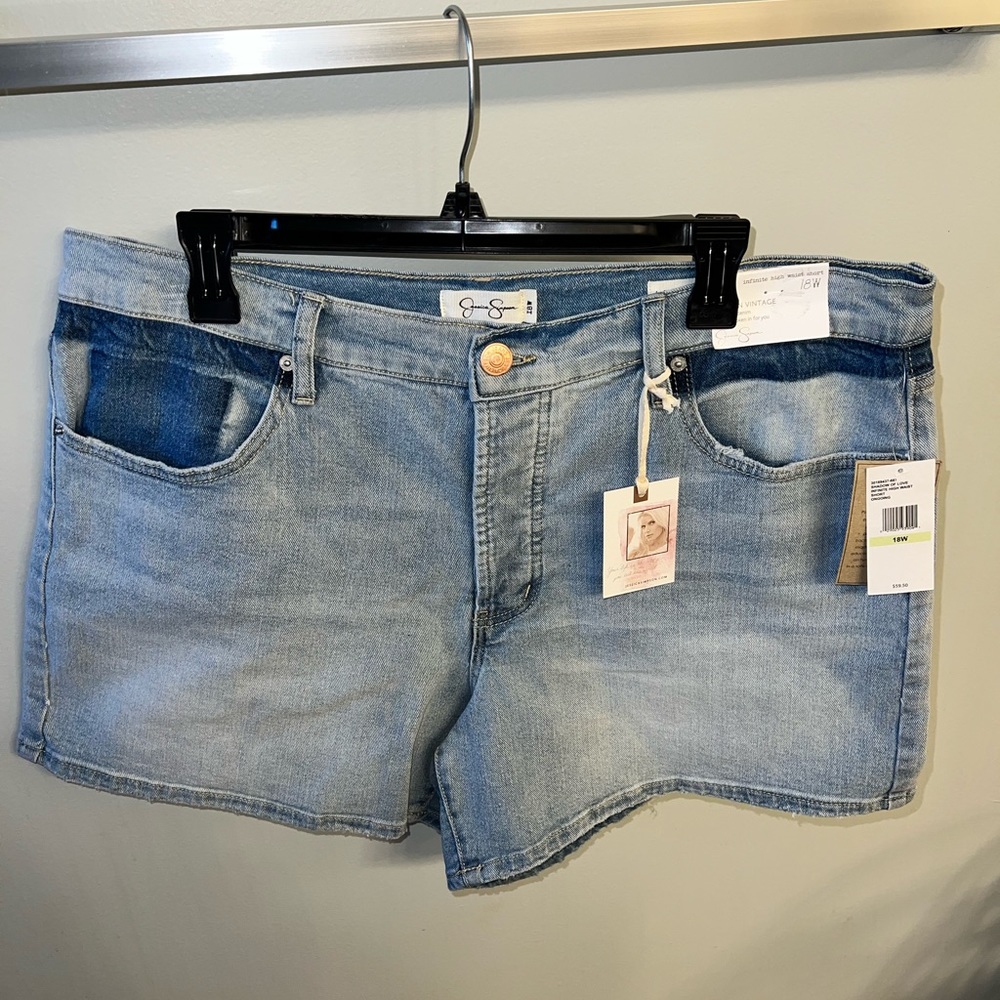 NWT Jessica Simpson high rise shorts size 18W